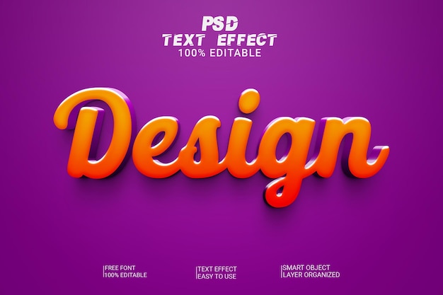 A purple background with the text design in the middle.