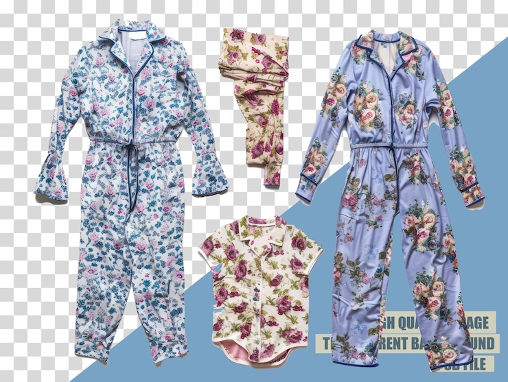 PSD a set of clothes png on transparent background