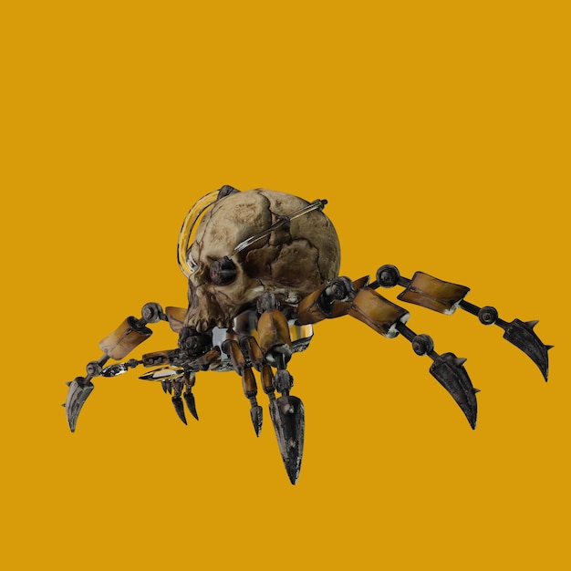a skull with a skull and bones on it is shown