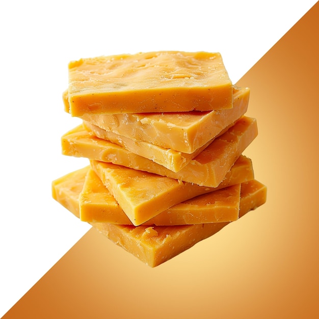 a stack of cheeses with the words  bar  on the top