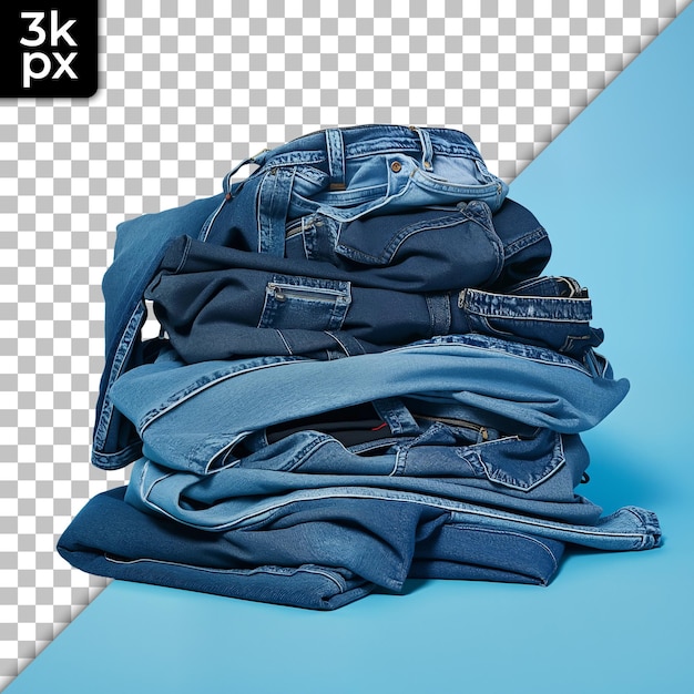 a stack of jeans with the letters x p and p on the bottom