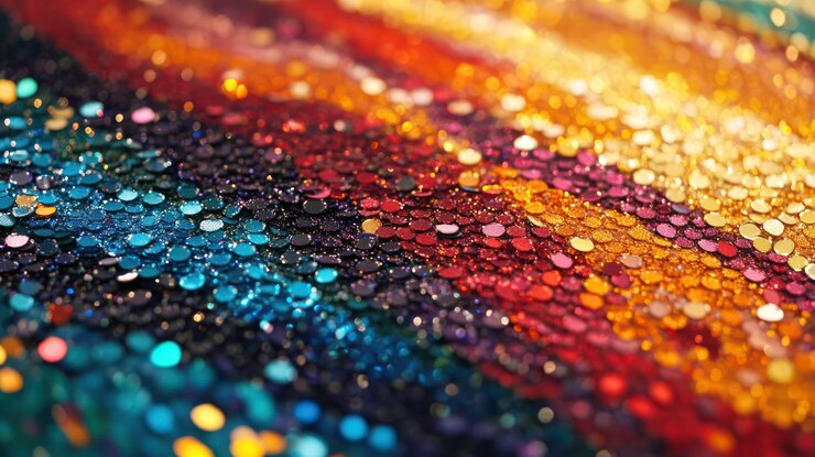 PSD a textura brilhante do arco-íris uma deslumbrante exibição de cores cintilantes