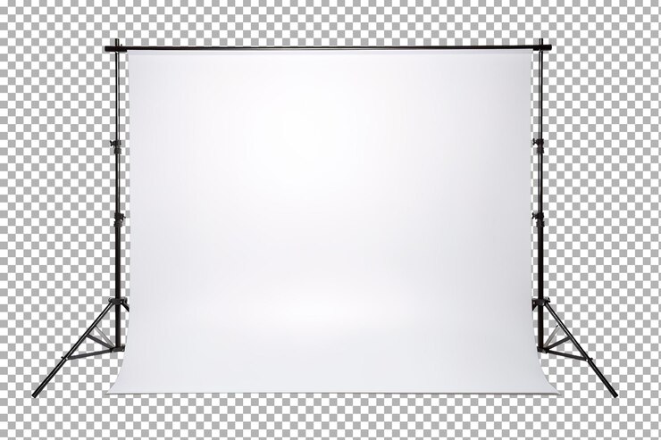 A versatile white backdrop for creative photography in a studio setting
