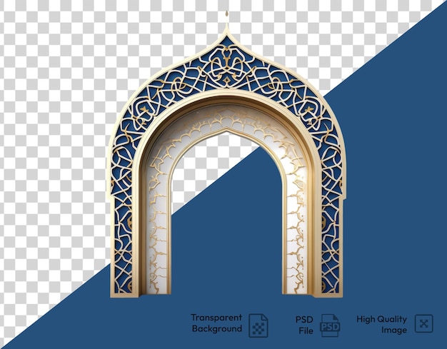 PSD a visualização em 3d de um motivo de arco-íris sobre um fundo transparente