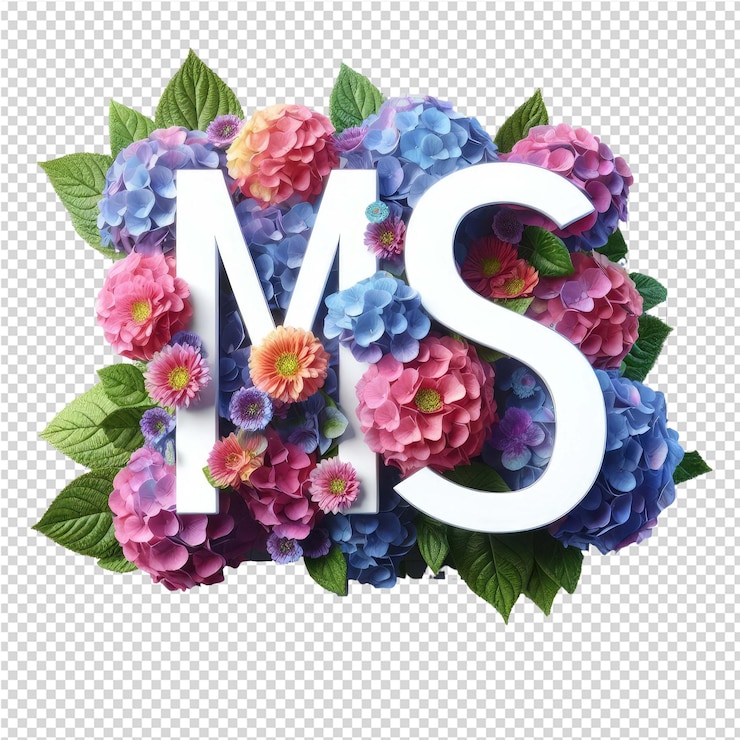 PSD a white letter s with the letters s on it