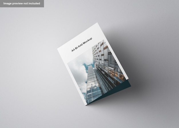 A4 Bifold Brochure Mockup