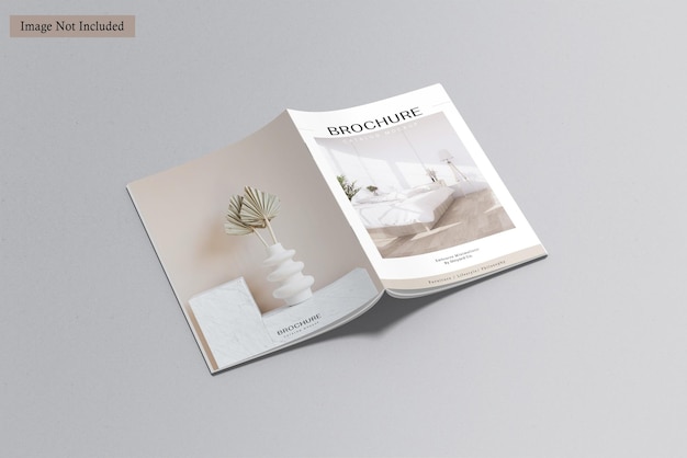 A4-Broschürenkatalog Mockup