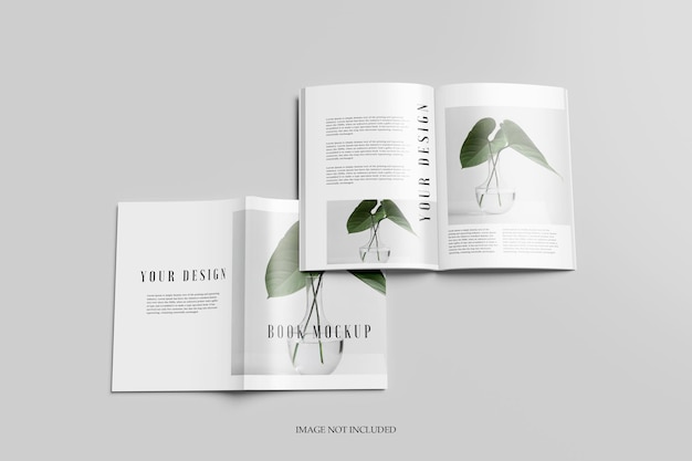 A4-buch mockup