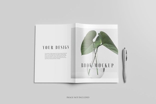 A4-buch mockup