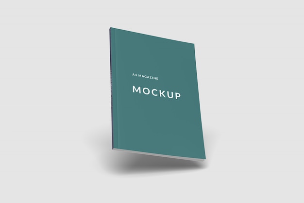 A4 Cover Magazine Mockup