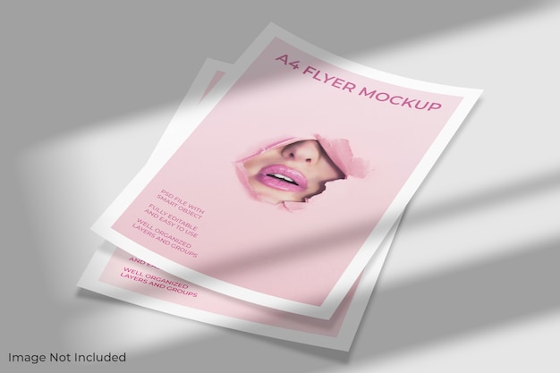 A4 Flyer Broschüre Modell