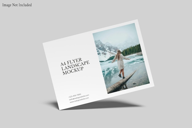 A4-Flyer-Landschaft-Mockup