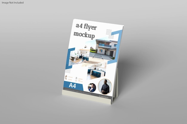 PSD a4 flyer mockuo