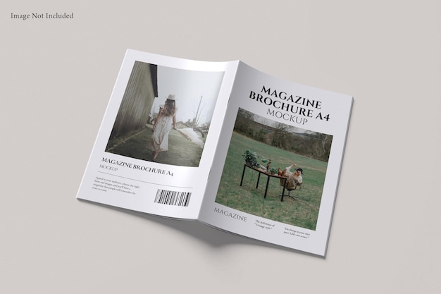 A4-Magazin-Broschürenmodell