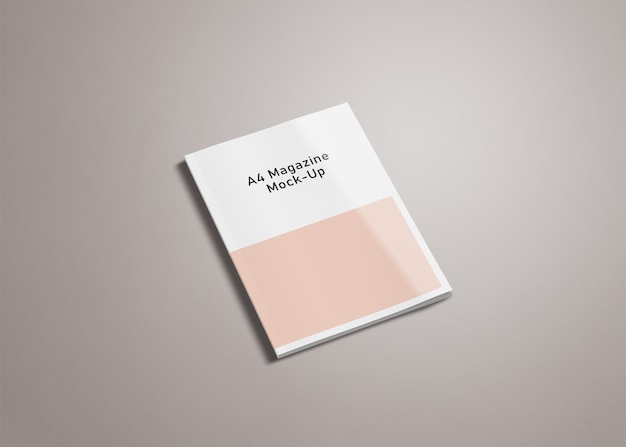 A4 Magazine Mockup Vorlage