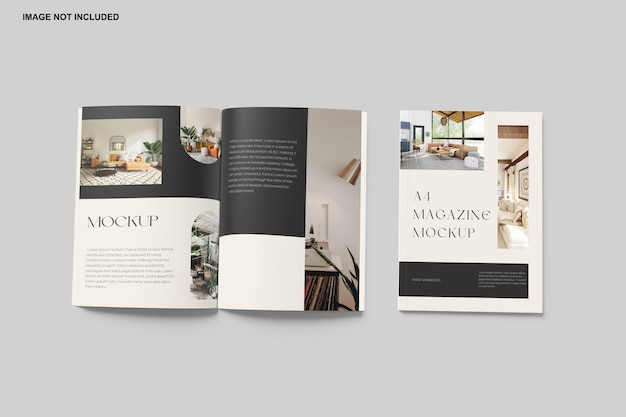 A4 magazine mockup