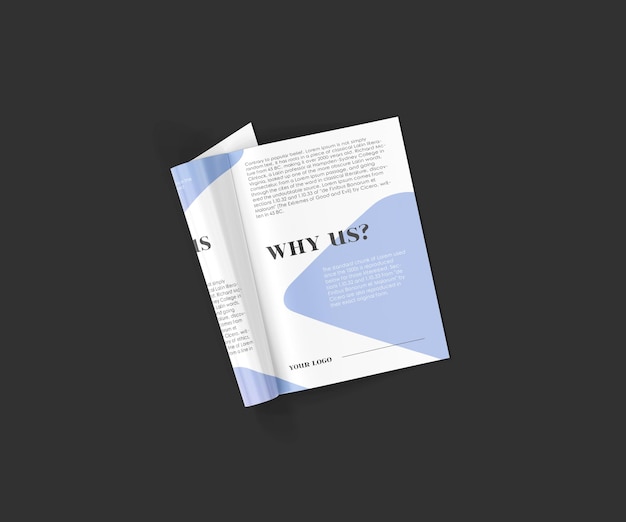 A4 magazine mockup