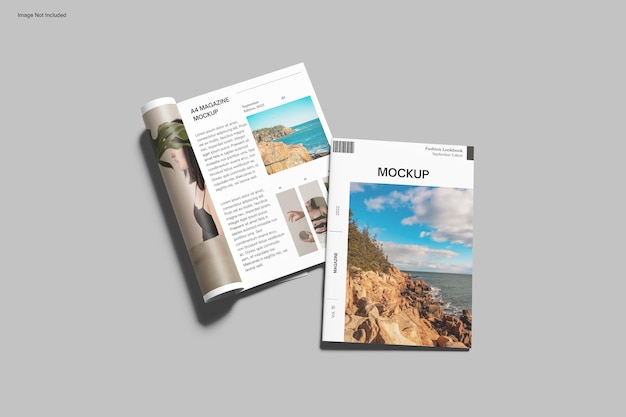 A4 Magazine Mockup