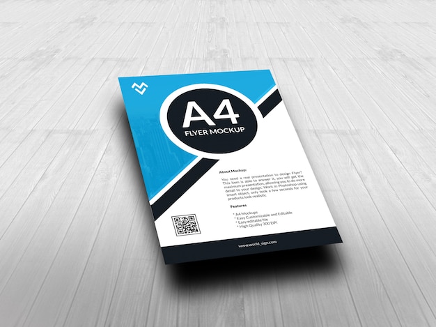 PSD a4 / poster / flyer mockup