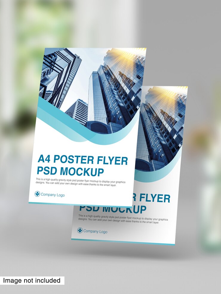 A4 Poster Flyer PSD Maqueta