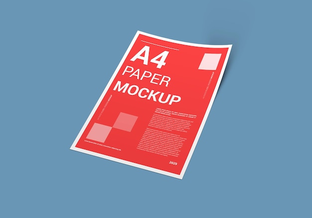 A4-seiten-mockup-design