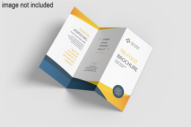 A4-Trifold-Broschürenmodell