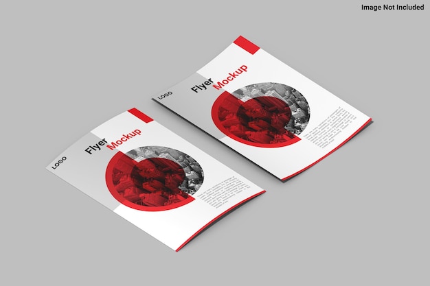 A4 verticale volantino Mockup Design