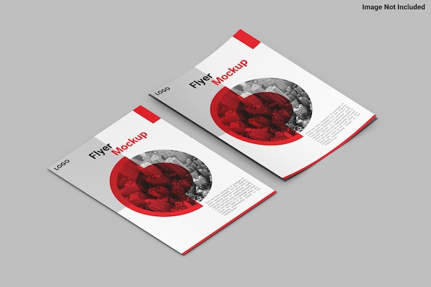 A4 verticale volantino Mockup Design