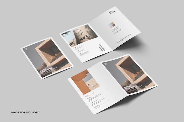 A5 Bifold Brochure Mockup