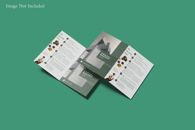 A5 Bifold Brochure Mockup