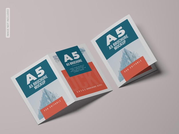 A5 Bifold Brochure Mockup