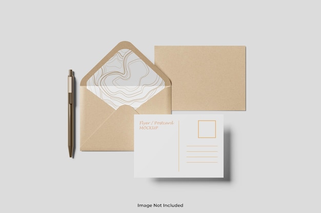 A6 Mockup cartolina e buste