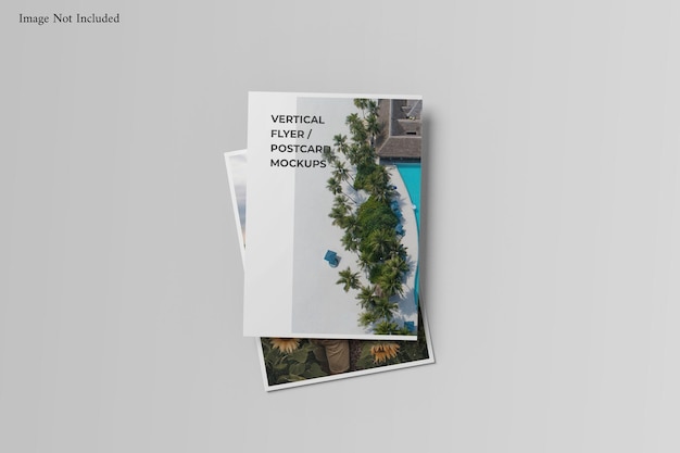 A6 Postkarte Flyer Mockup