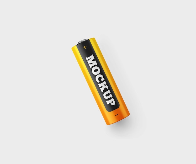 PSD aa-batterie-mockup-psd-vorlage