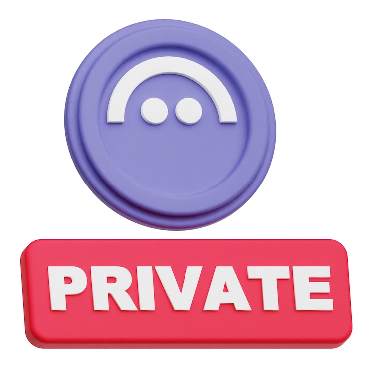PSD aave crypto token 3d icon isolated on the white background