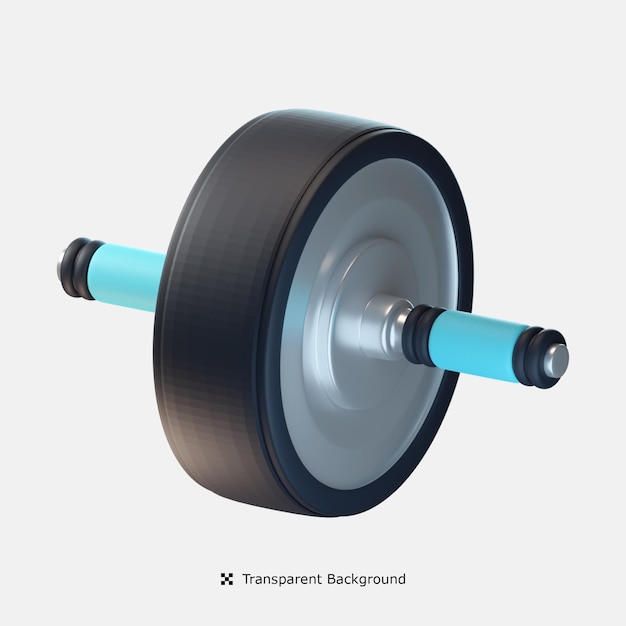 PSD ab roue rouleau 3d icône illustration