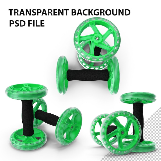 PSD ab wheel rollers png