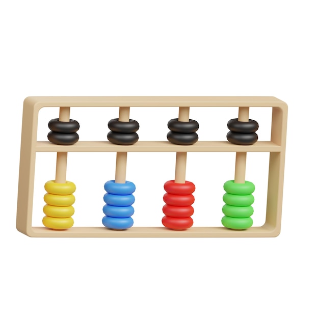 un ábaco de madera con la palabra juego en él