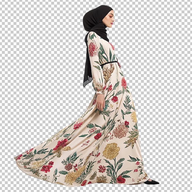 Abaya impreso en png