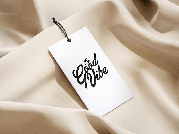Abbigliamento etichettato con The Good Vibe su un tessuto