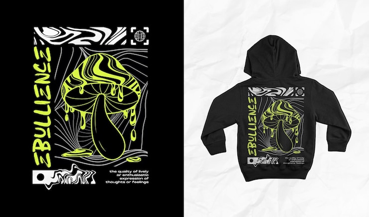 PSD abbigliamento o poster di streetwear