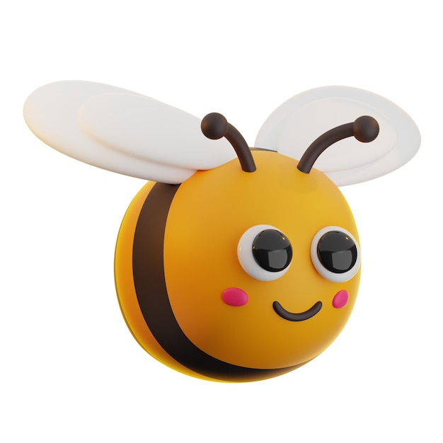 Abelha de desenho animado 3D