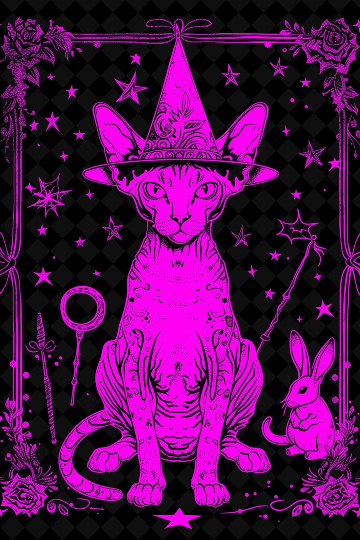 PSD abra o mundo dos gatos com desenhos de imagens png de gatos personalizados para decoração e impressão