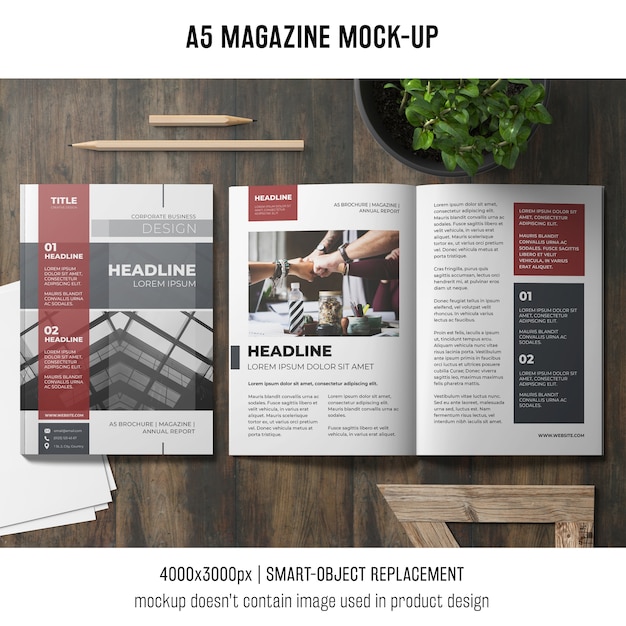 Abre a maquete da revista a5