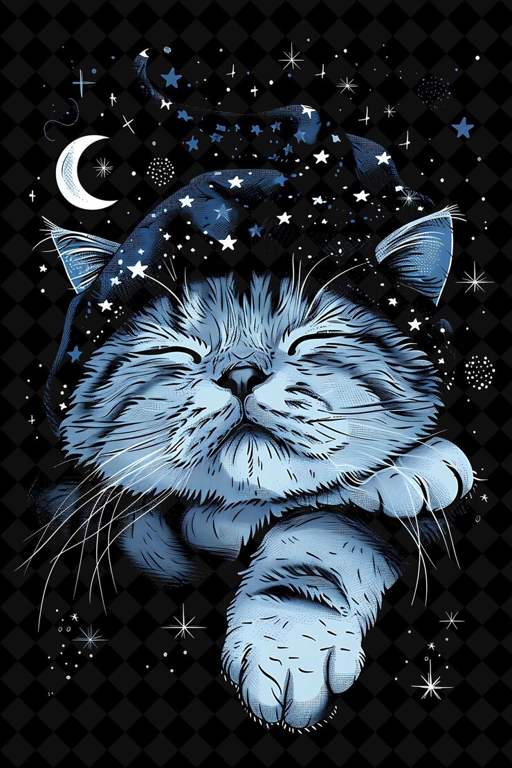 PSD abre el mundo de los gatos con diseños de imágenes png personalizados para decoración e impresión