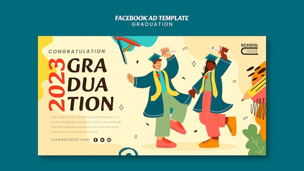 Abschlussfeier Facebook-Vorlage