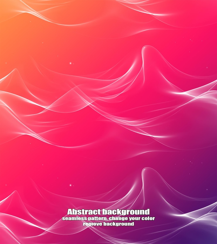 PSD abstração contínua infinita de linhas fluidas e retas com fundo colorido de textura isolada