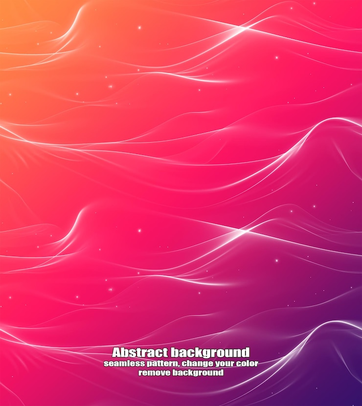 PSD abstracción sin fin de líneas rectas y fluidas con fondo colorido de textura aislada