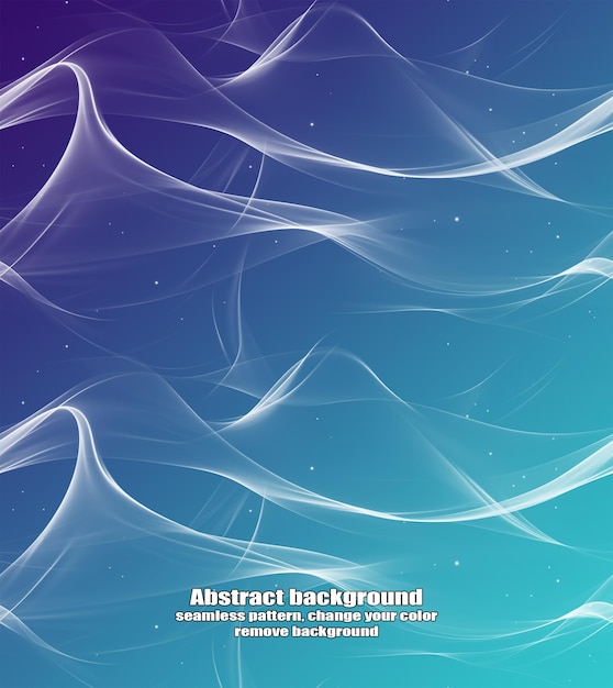 Abstracción sin fin de líneas rectas y fluidas con fondo colorido de textura aislada