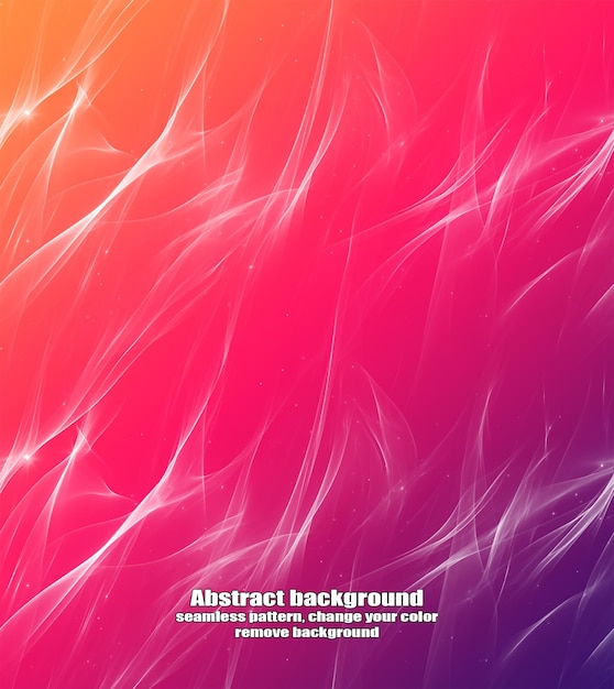 Abstracción sin fin de líneas rectas y fluidas con fondo colorido de textura aislada